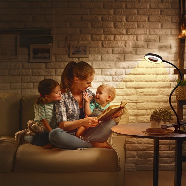 Lampa biurkowa LED z klipsem DML5, czarny