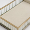 Szklana szkatułka na biżuterię 26x13x4cm 4A Beige
