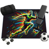 3D Strado FOOTBALL gaming carpet 100x150 cm modern with football theme for gamer's room