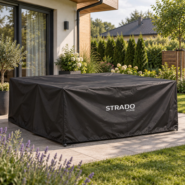 Pokrowiec na meble ogrodowe - 150x150x75cm - Black