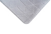 STRADO Rabbit 3D plush soft like rabbit anti-slip carpet 80x150 Silver