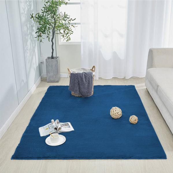 Rabbit Strado room rug 200x200 RoyalNavy (Blue)