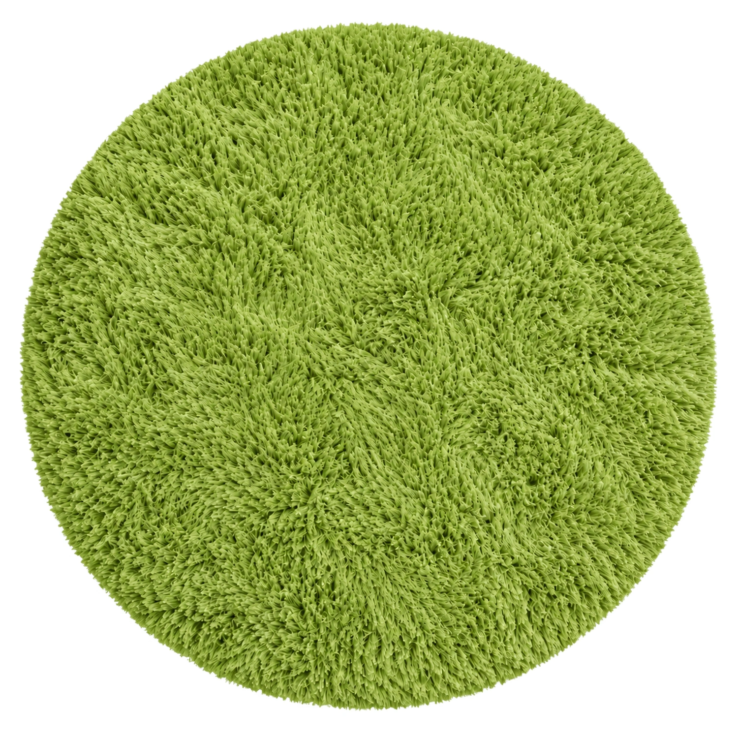 Dywan okrągły Shaggy GreenGrass 120 cm — widok całego dywanu