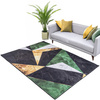 Dywan Novo 200x250 cm, Zielony Marmur - miękki do salonu i sypialni
