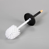 Metal toilet paper stand 2-in-1 free standing toilet brush
