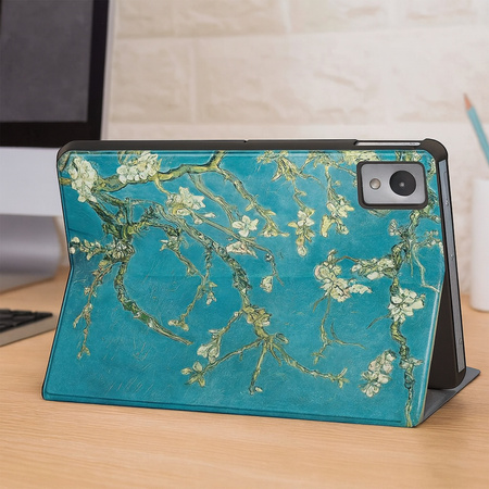 Etui Graficzne z klapką podstawką do Lenovo Tab K11 Plus 11.45" TB352FU (Apricot)
