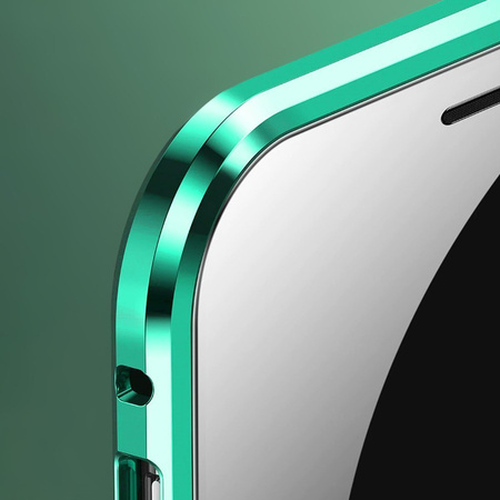 Etui Magnetyczne Front+Back do Samsung Galaxy S21+ (Czarne)