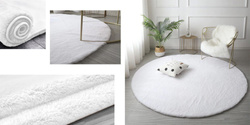 Rabbit Strado 150x150 White (White) round rug