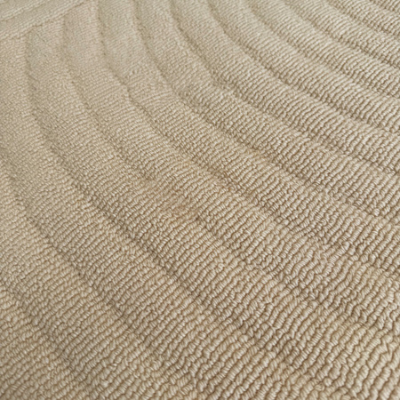 Dywan 140x200 do salonu pętelkowy duży japandi nowoczesny ciężki gruby POLO - Raining Camel (Bezowy)