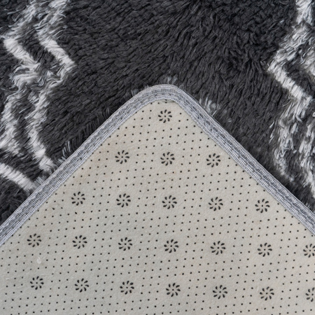 Dywan do salonu shaggy DECOR antypoślizgowy miękki puszysty modny 100x150 Grey Lantern
