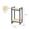 Kwietnik Vertico stojący metalowy stojak na kwiaty rośliny loft 65x35x30cm
