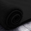 Dywan Rabbit 60x100 cm, czarny Black - miękki do salonu i sypialni