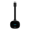 Adapter HDMI Baseus Meteorite Shimmer do bezprzewodowego przesyłu obrazu Bluetooth WiFi 4K (Czarny)