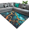 Dywan NOVO Strado nowoczesny do salonu marmurowy wzór velvet Malachit 140x200 cm