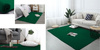 Rabbit Strado room rug 160x230 BottleGreen (Green)