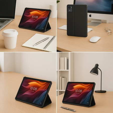 Etui Smart z klapką do Lenovo Tab K11 Plus 11.45" TB352FU (Czarne)