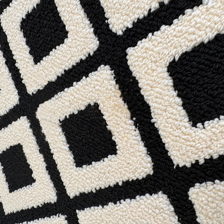 Dywan 140x200 do salonu pętelkowy duży japandi nowoczesny ciężki gruby POLO, szary