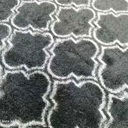 Dywan do salonu shaggy DECOR antypoślizgowy miękki puszysty modny 120x170 Grey Lantern