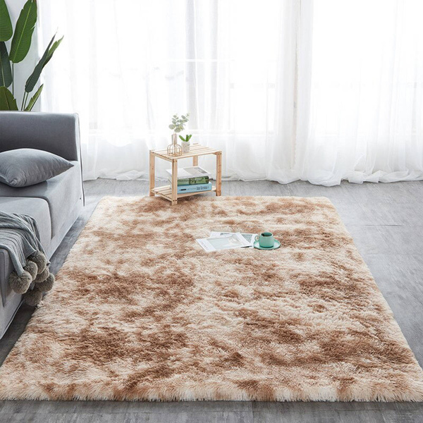 Dywan Ombre Shaggy 200x250 cm, beżowy OmbreCamel - miękki do salonu i sypialni