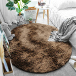 Shaggy Ombre Strado Round Carpet 200x200 OmbreCoffee (Brown)