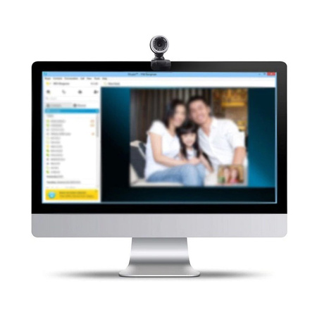Kamera internetowa WebCam A860 czarna z mikrofonem 640x480 USB montaż clip