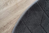 STRADO round Rabbit 3D plush soft like rabbit anti-slip carpet 140 Grey