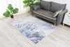 NOVO Strado modern carpet for living room delicate gray pattern velvet Gray Shine 160x200 cm