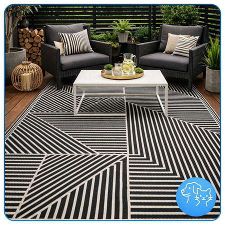 Dywan zewnętrzny 120x170 cm tarasowy wodoodporny na taras balkon do ogrodu