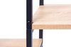 PANORAMA 6 level metal standing flower stand - elegant flower and plant stand OAK