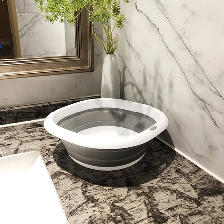 Miska składana silikonowa uniwersalny pojemnik do kuchni łazienki 10L