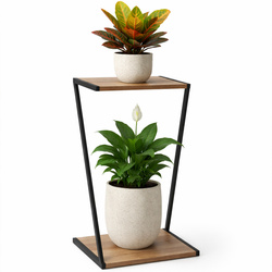 Kwietnik 50x20x29 cm metalowy podłogowy na rośliny kwiaty doniczki
