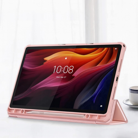 Etui z podstawką Clear Pencil do Lenovo Tab K11 Plus 11.45" TB352FU (Różowe)