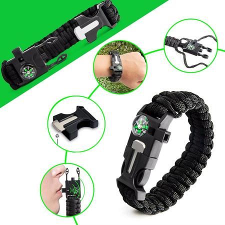 ZESTAW SURVIVALOWY STRADO 18w1 Multitool narzędzia wojskowy taktyczny XXL