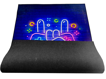 Dywan gamingowy 3D Strado HardGames 140x200 cm z dynamicznym wzorem do pokoju gracza