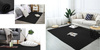 Room Rug Rabbit Strado 80x150 Black (Black)