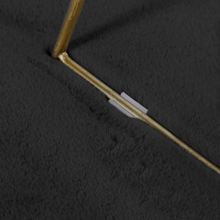 Dywan Rabbit futro królika antypoślizgowy nowoczesny miękki 200x300, szary