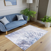 NOVO Strado modern carpet for living room delicate gray pattern velvet Gray Shine 160x200 cm