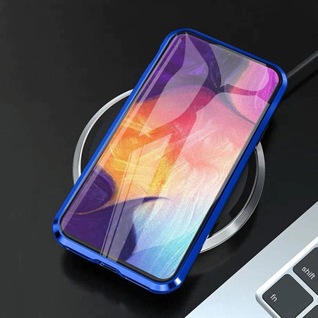 Etui Magnetyczne Front+Back do Samsung Galaxy S21+ (Czarne)