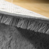 Shaggy Strado 150x150 GreyNight round carpet (Dark Gray)