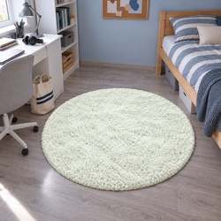Shaggy Strado 150x150 WhiteLime (White Lime) round carpet