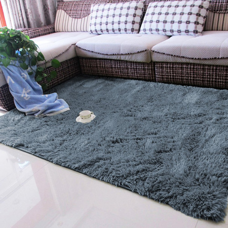 Dywan Shaggy Strado SilverFur 160x220 cm jasnoszary – miękki pluszowy dywan do salonu i pokoju młodzieżowego