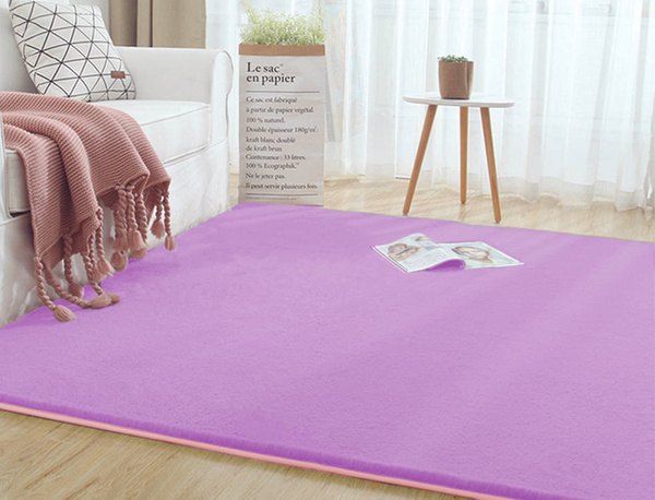 Dywan Rabbit 140x200 cm, fioletowy Lavender - miękki do salonu i sypialni