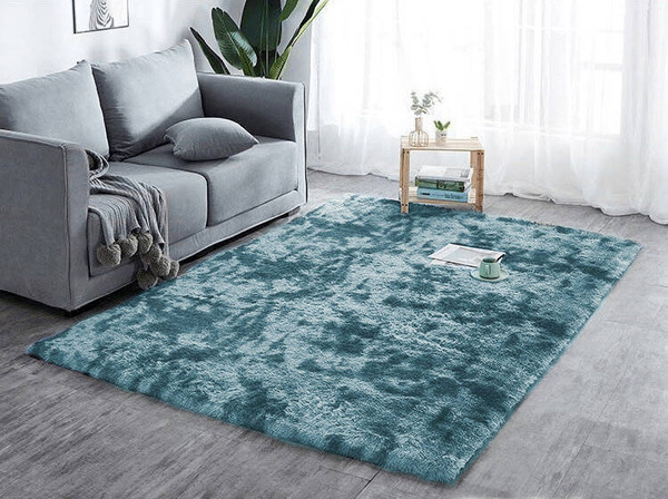 Ombre Shaggy Strado Rug 160x200 OmbreNavy (Dark Blue)