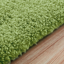 Dywan Alpaca 80x150 cm, zielony AlpacaGreen - miękki do salonu i sypialni