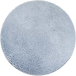 Dywan Okrągły Alpaca antypoślizgowy miękki nowoczesny salon 180x180, srebrny