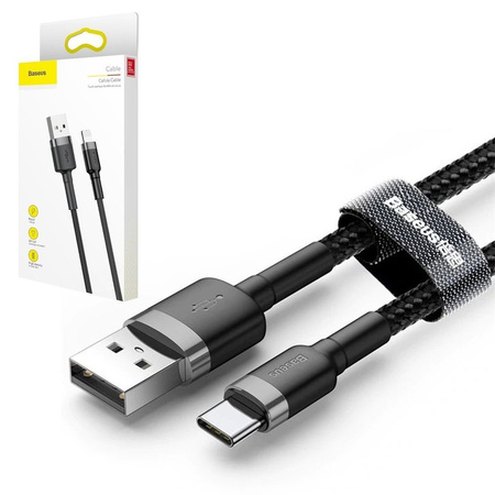 Baseus Kabel USB-C QC 3.0 - 2m (Czarny)