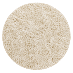 Dywan okrągły Shaggy 80x80 cm, beżowy CreamBeige - pluszowy do salonu