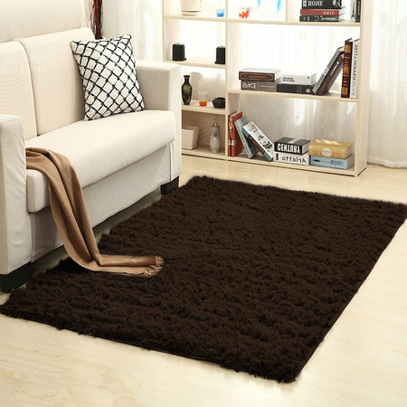 Shaggy Strado Carpet 300x400 DarkCoffee (Dark brown)