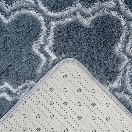 Dywan do salonu shaggy DECOR antypoślizgowy miękki puszysty modny 160x200 Silver Lantern