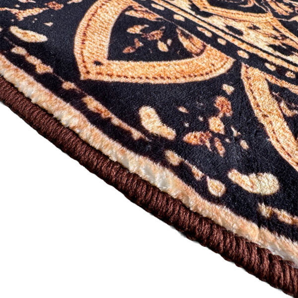 Dywan okrągły Mandala do salonu 120x120 orientalny NOVO antypoślizgowy